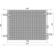 Condenseur, climatisation MAGNETI MARELLI 350203259000 - Visuel 1