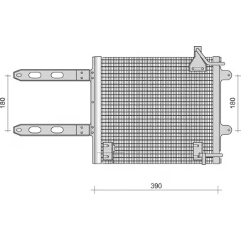 Condenseur, climatisation MAGNETI MARELLI 350203291000
