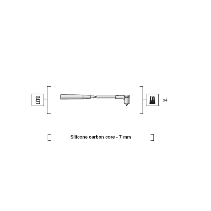 Kit de câbles d'allumage MAGNETI MARELLI 941318111039