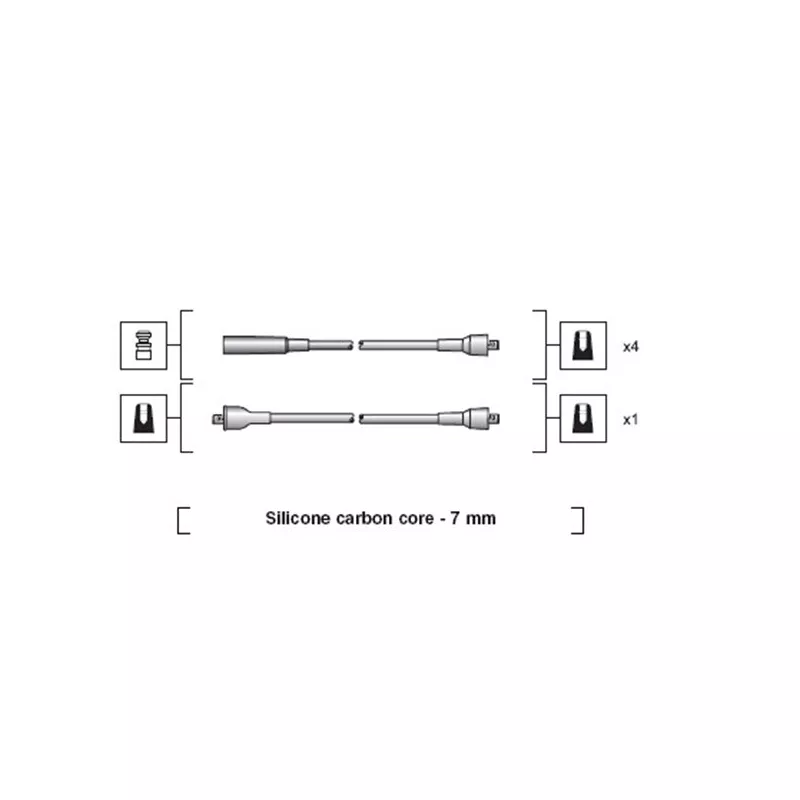 Kit de câbles d'allumage MAGNETI MARELLI 941318111024