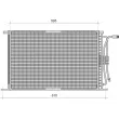Condenseur, climatisation MAGNETI MARELLI 350203281000 - Visuel 1