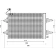 Condenseur, climatisation MAGNETI MARELLI 350203381000 - Visuel 1