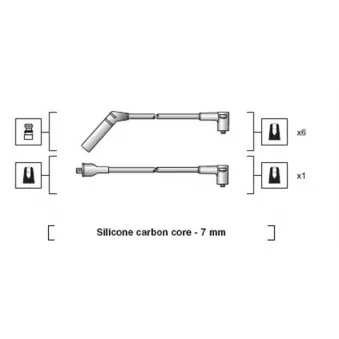 Kit de câbles d'allumage MAGNETI MARELLI