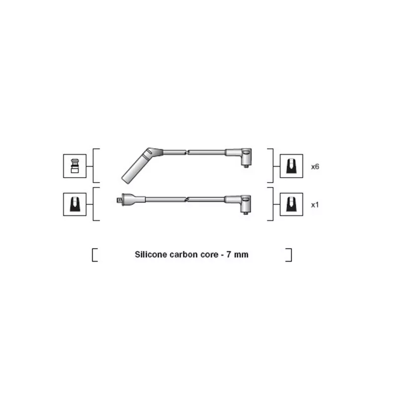 Kit de câbles d'allumage MAGNETI MARELLI 941318111062