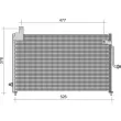 Condenseur, climatisation MAGNETI MARELLI 350203331000 - Visuel 2