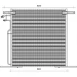Condenseur, climatisation MAGNETI MARELLI 350203283000 - Visuel 2