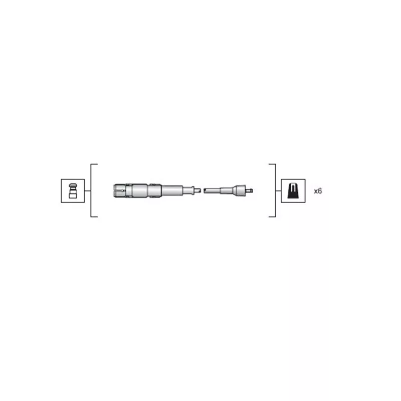 Kit de câbles d'allumage MAGNETI MARELLI 941318111149