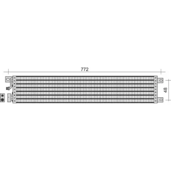 Condenseur, climatisation MAGNETI MARELLI 350203267000