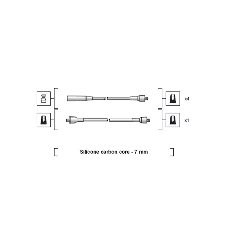 Kit de câbles d'allumage MAGNETI MARELLI 941318111018