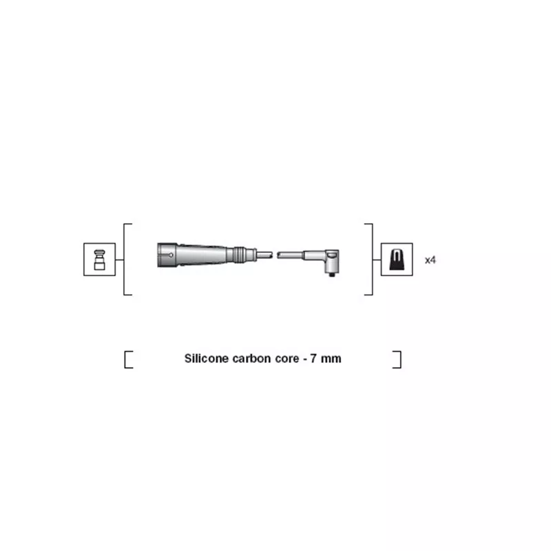 Kit de câbles d'allumage MAGNETI MARELLI 941318111123