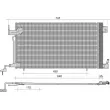 Condenseur, climatisation MAGNETI MARELLI 350203397000 - Visuel 1