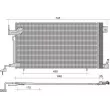 Condenseur, climatisation MAGNETI MARELLI 350203397000 - Visuel 2
