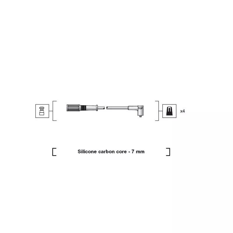 Kit de câbles d'allumage MAGNETI MARELLI 941318111204