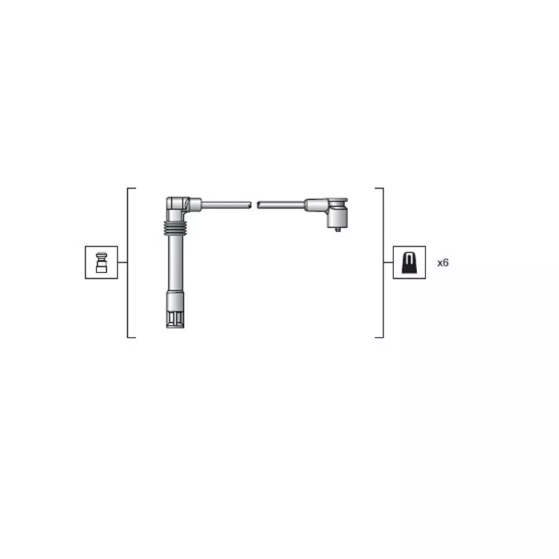 Kit de câbles d'allumage MAGNETI MARELLI 941318111162