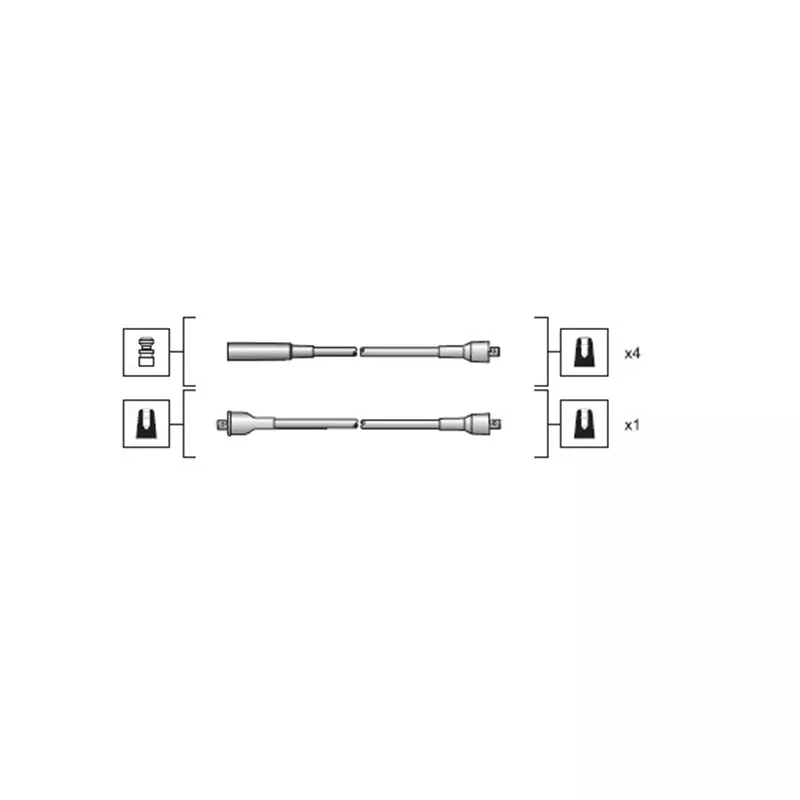 Kit de câbles d'allumage MAGNETI MARELLI 941318111019