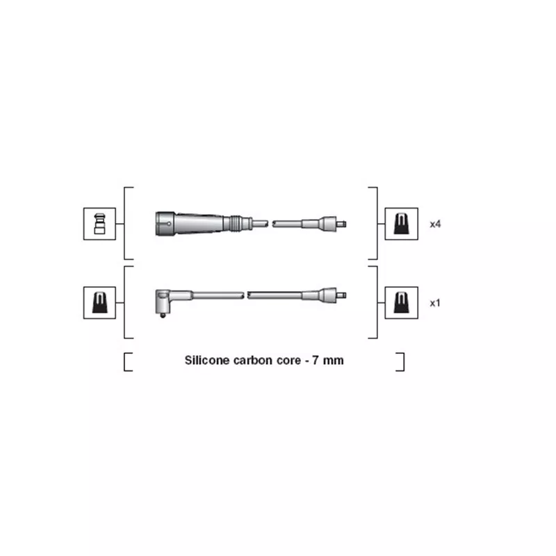 Kit de câbles d'allumage MAGNETI MARELLI 941318111129