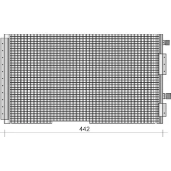 Condenseur, climatisation MAGNETI MARELLI 350203433000