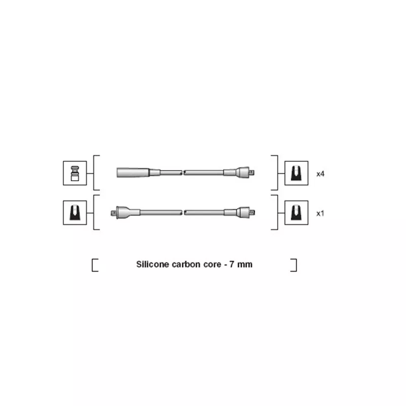 Kit de câbles d'allumage MAGNETI MARELLI 941318111253