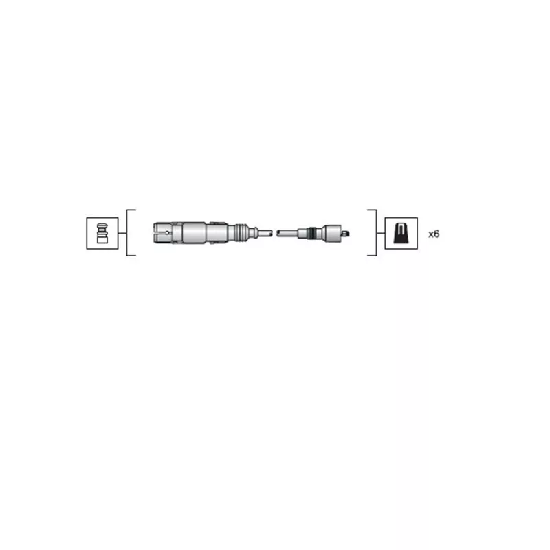 Kit de câbles d'allumage MAGNETI MARELLI 941318111043