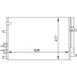 Condenseur, climatisation MAGNETI MARELLI 350203616000 - Visuel 1