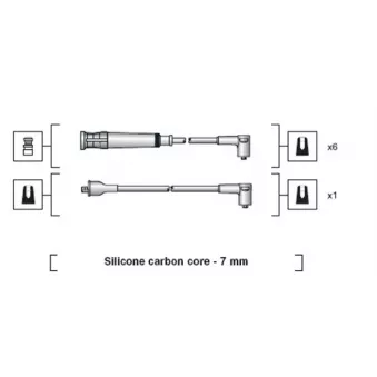 Kit de câbles d'allumage MAGNETI MARELLI 941318111044