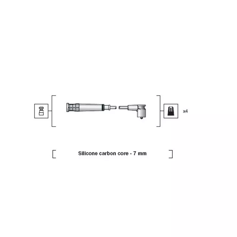 Kit de câbles d'allumage MAGNETI MARELLI 941318111269