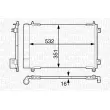 Condenseur, climatisation MAGNETI MARELLI 350203613000 - Visuel 2