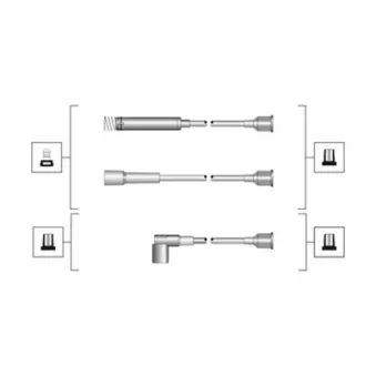Kit de câbles d'allumage MAGNETI MARELLI 941319170047