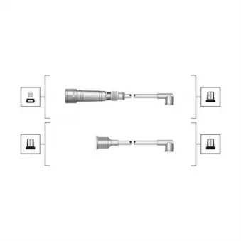 Kit de câbles d'allumage MAGNETI MARELLI 941319170089
