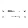 Kit de câbles d'allumage MAGNETI MARELLI 941319170023 - Visuel 2