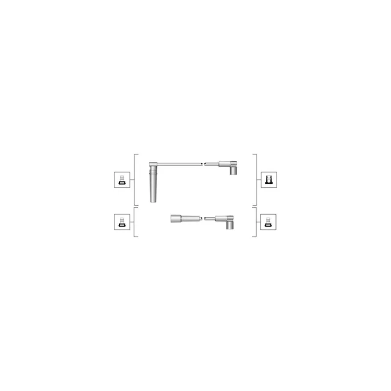 Kit de câbles d'allumage MAGNETI MARELLI 941319170044