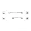 Kit de câbles d'allumage MAGNETI MARELLI 941319170067 - Visuel 2