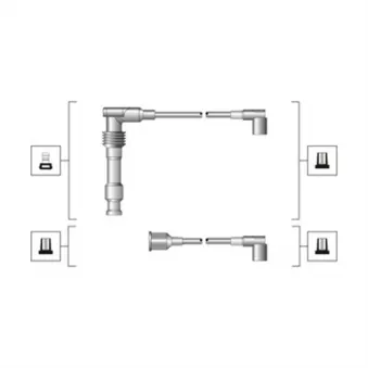 Kit de câbles d'allumage MAGNETI MARELLI 941319170123