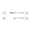 Kit de câbles d'allumage MAGNETI MARELLI 941319170066 - Visuel 2
