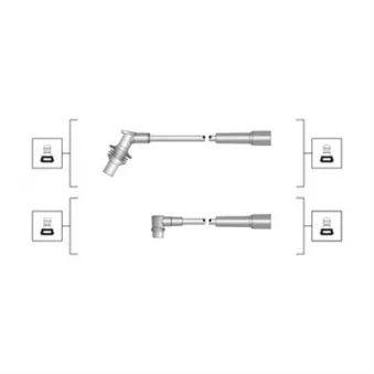 Kit de câbles d'allumage MAGNETI MARELLI 941319170030