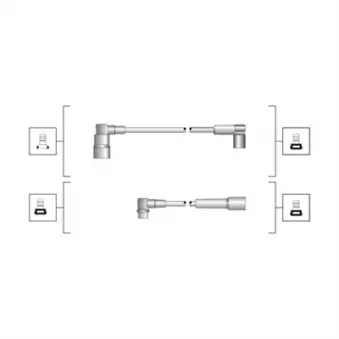 Kit de câbles d'allumage MAGNETI MARELLI 941319170056