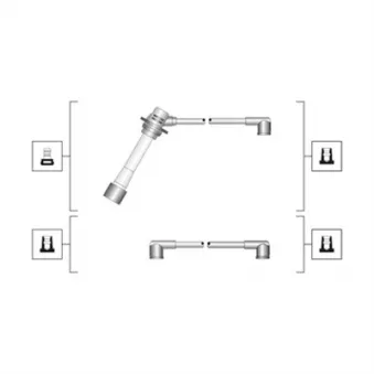Kit de câbles d'allumage MAGNETI MARELLI 941319170093