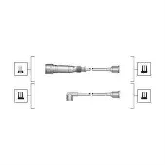 Kit de câbles d'allumage MAGNETI MARELLI 941319170103
