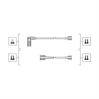 Kit de câbles d'allumage MAGNETI MARELLI 941319170094