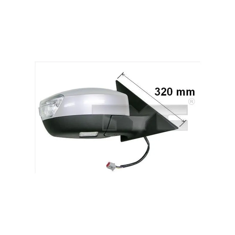 Rétroviseur extérieur TYC 310-0124