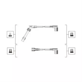 Kit de câbles d'allumage MAGNETI MARELLI 941319170102
