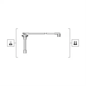Kit de câbles d'allumage MAGNETI MARELLI 941319170099