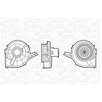 Pulseur d'air habitacle MAGNETI MARELLI 069412666010