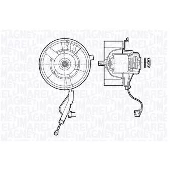 Pulseur d'air habitacle MAGNETI MARELLI 069412672010