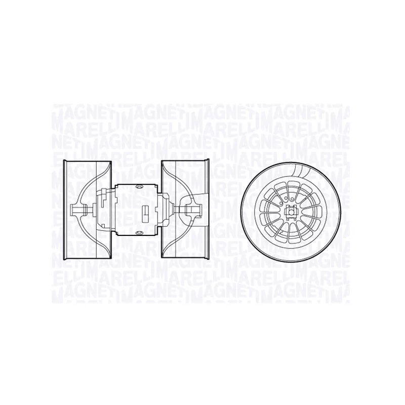 Pulseur d'air habitacle MAGNETI MARELLI 069412660010