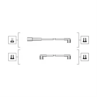 Kit de câbles d'allumage MAGNETI MARELLI 941319170040