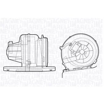 Pulseur d'air habitacle MAGNETI MARELLI 069412661010