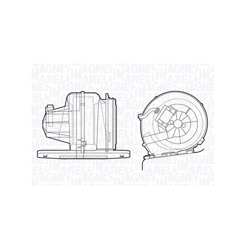 Pulseur d'air habitacle MAGNETI MARELLI 069412661010