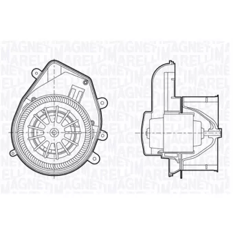 Pulseur d'air habitacle MAGNETI MARELLI 069412690010