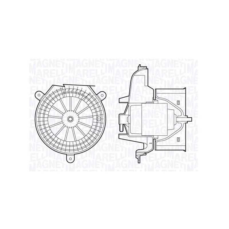 Pulseur d'air habitacle MAGNETI MARELLI 069412712010